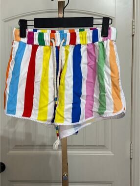 Mira Mikati Striped Mini Short Size Medium